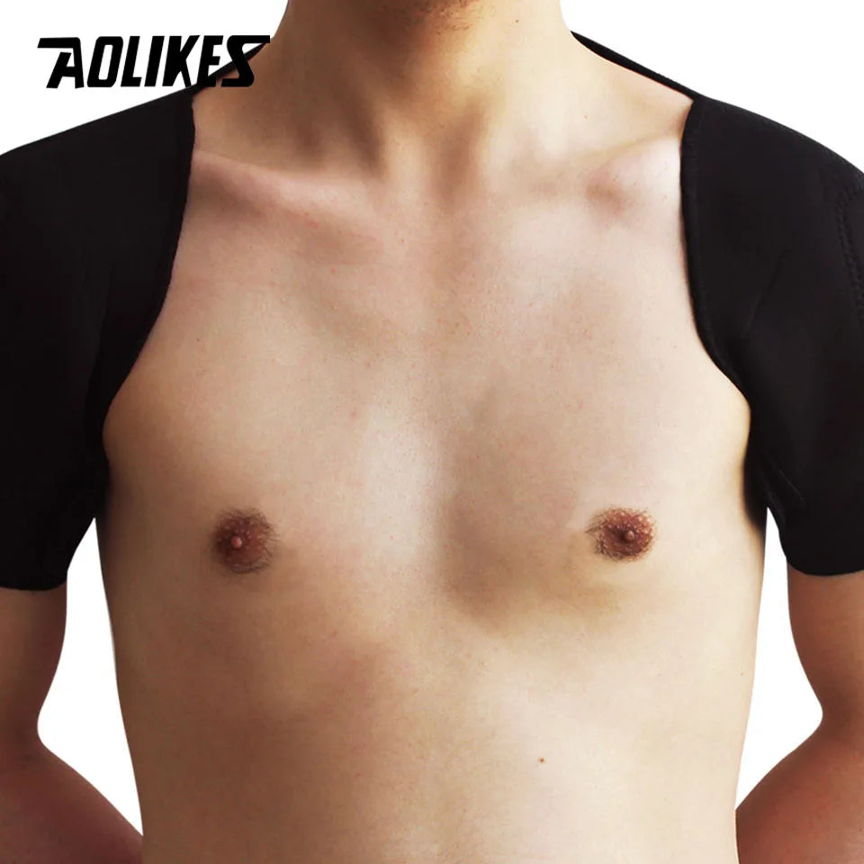 Self-Heating Tourmaline Shoulder Brace