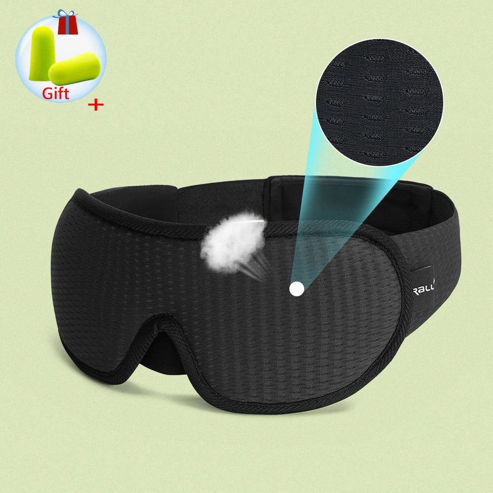 3D Sleep Mask – 100% Blackout Eye Cover