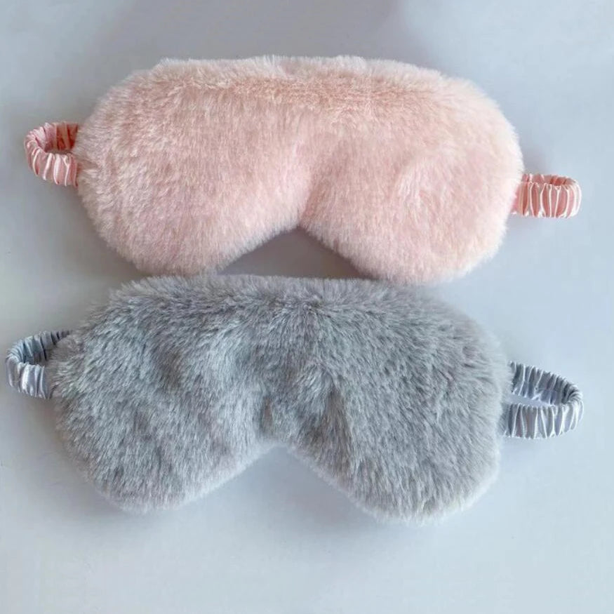 Cute Plush Sleeping Mask – Soft Eye Cover