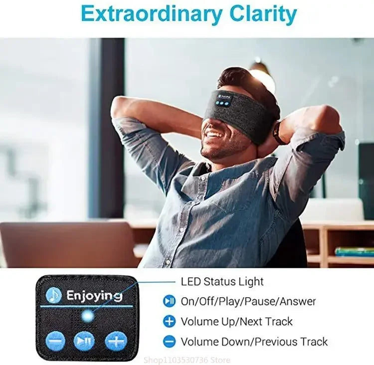 Bluetooth Sleep Headband for Side Sleepers