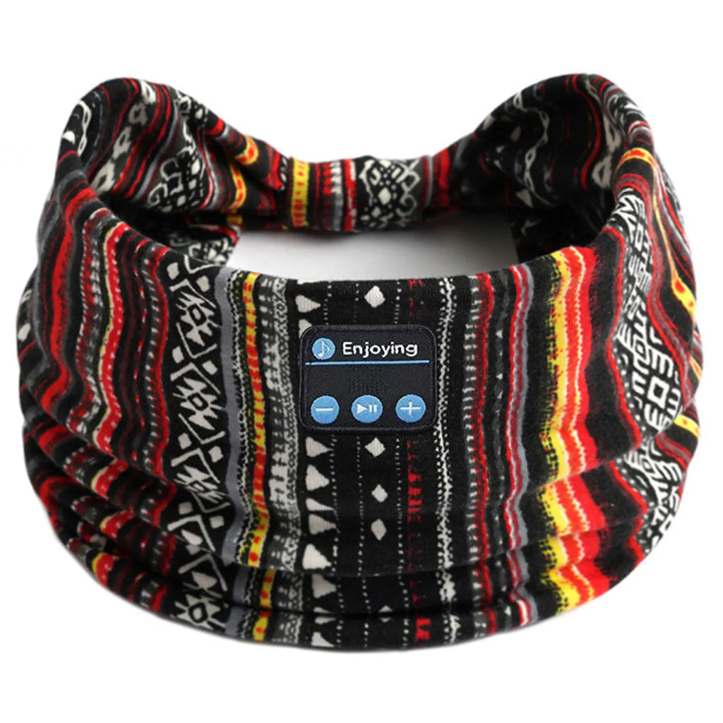 Wireless Leopard Sleep Headband Headphones