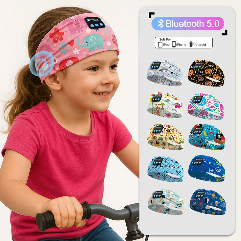Kids Cartoon Bluetooth Headphones