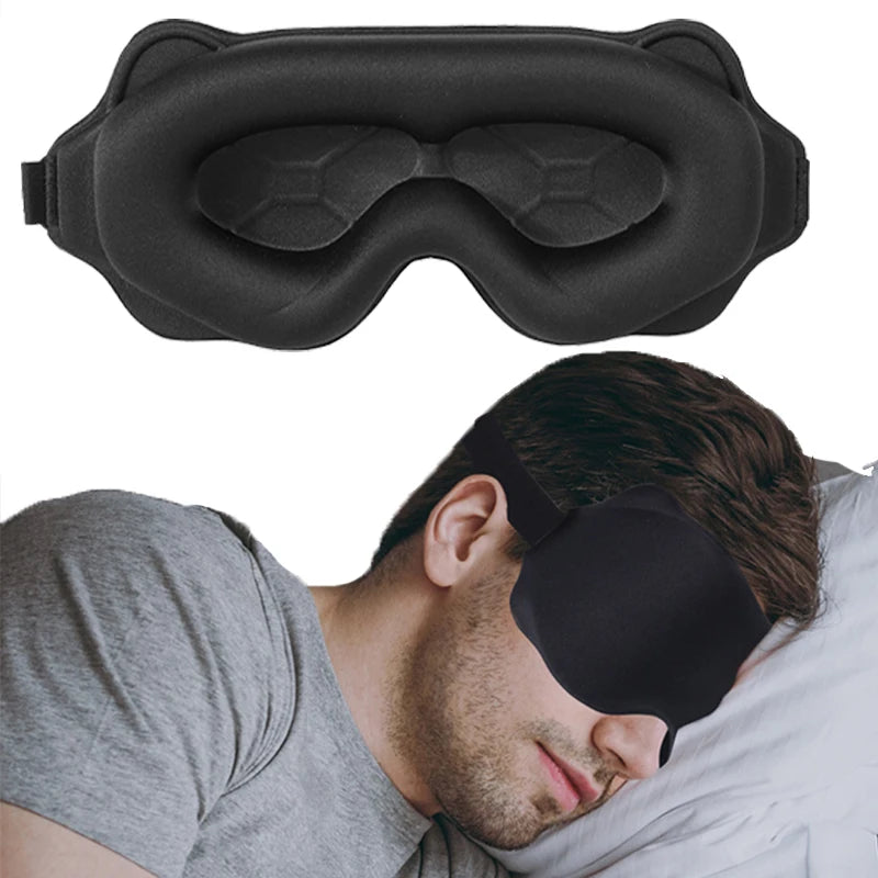 3D Sleep Mask – Light Blocking Eye Cover