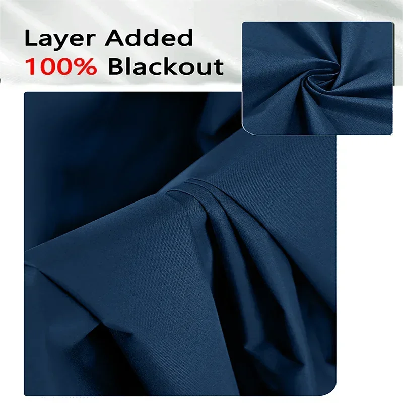 1PC/2PCS 100% Blackout Curtains – Thermal