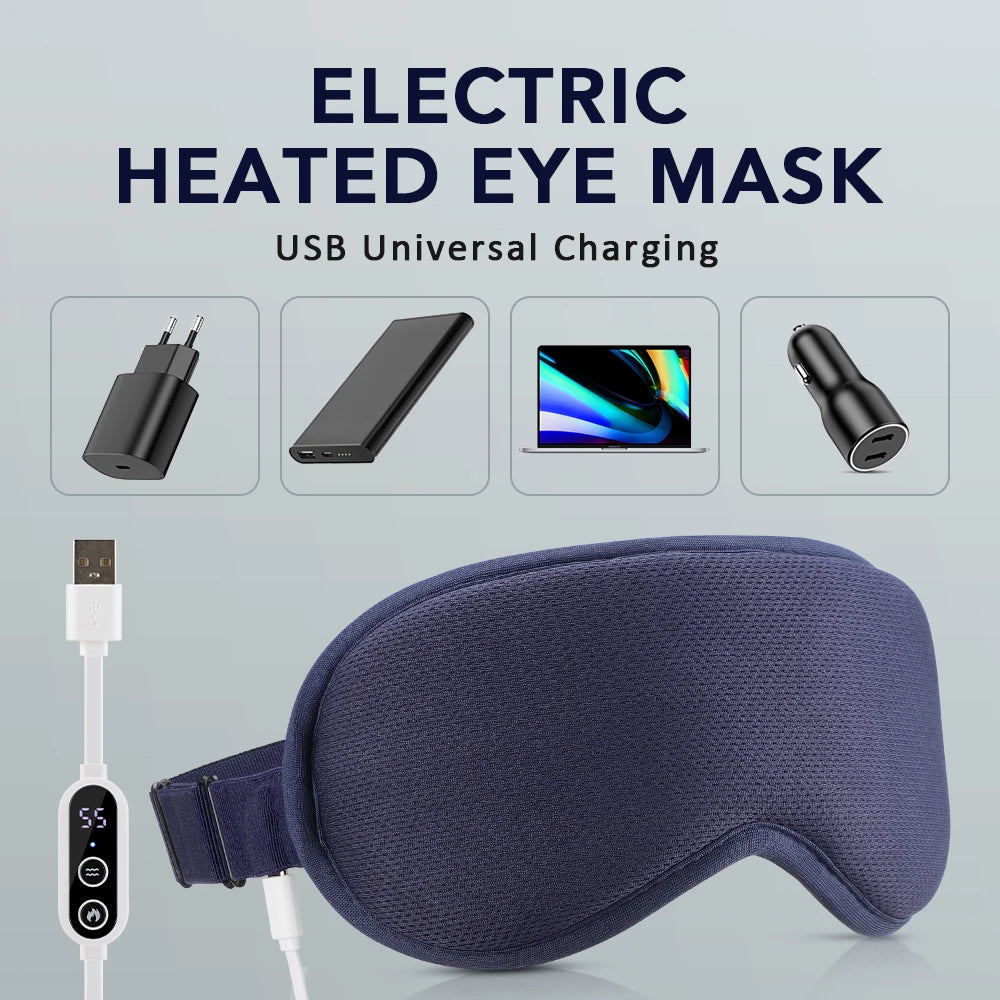 3-Level Heated Steam Eye Massage Mask