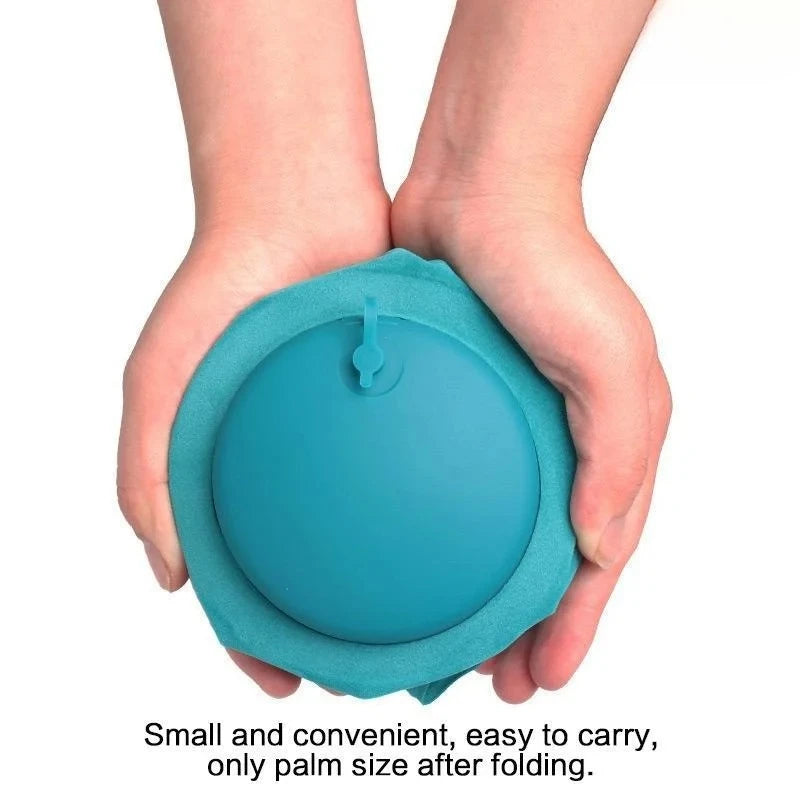 Flocking Inflatable Square Travel Pillow