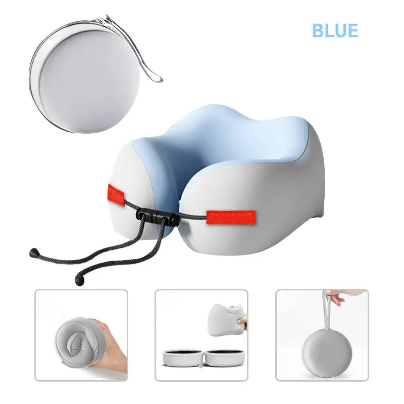 Portable Memory Foam Travel Neck Pillow