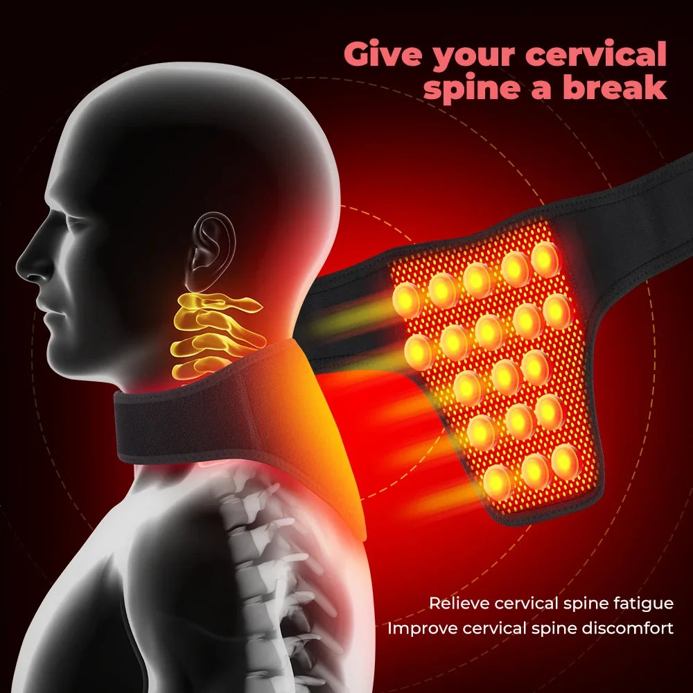 Tourmaline Self-Heating Neck Brace