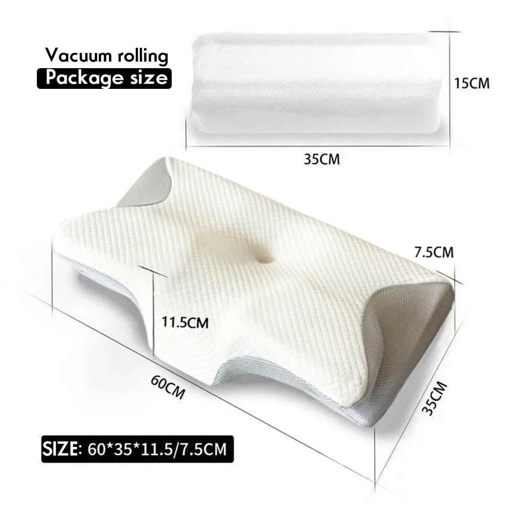 Cervical Memory Foam Neck Pillow