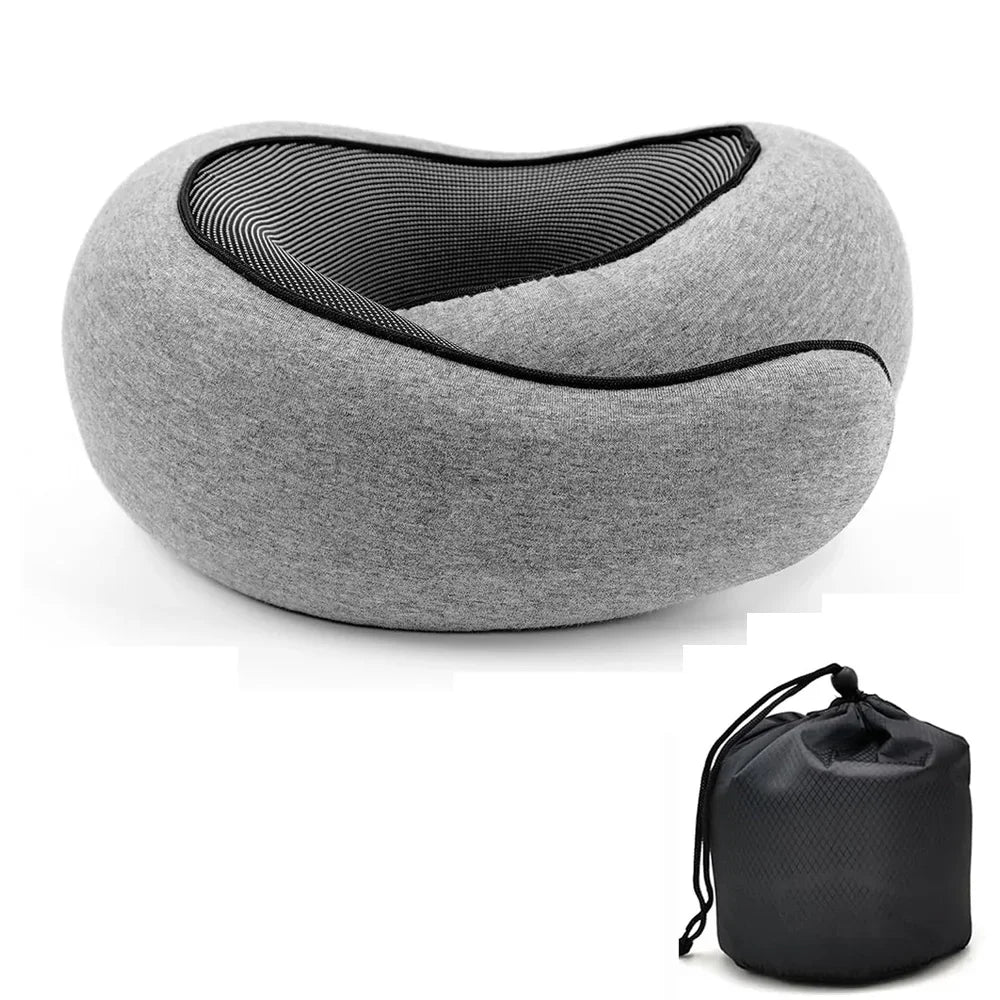 Adjustable Memory Foam Travel Neck Pillow