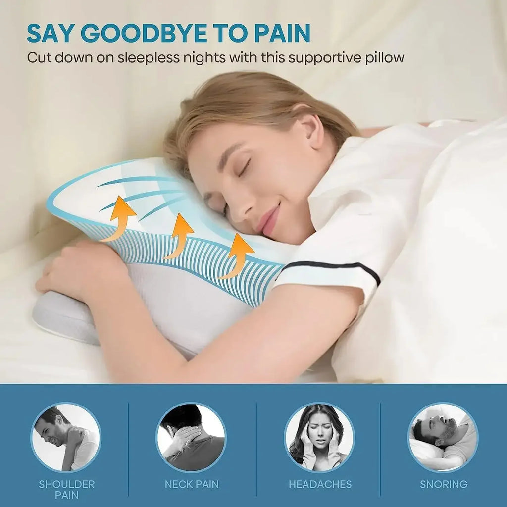 Odorless Memory Foam Cervical Pillow