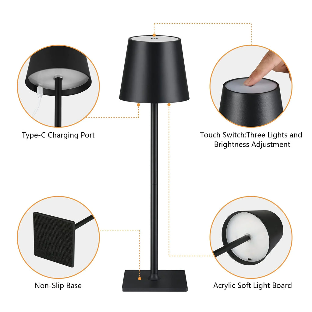 Rechargeable Touch LED Table Lamp