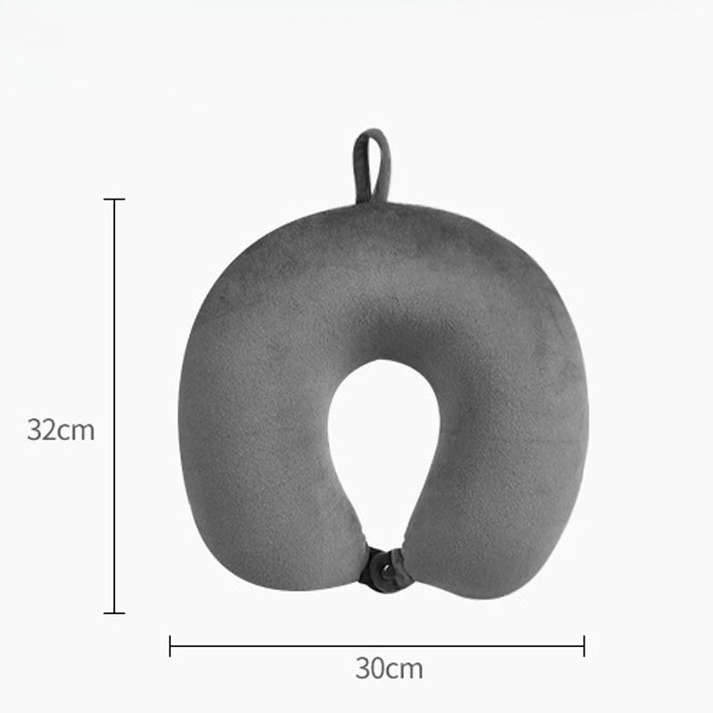 Car Neck Pillow with Foam Particles for Travel