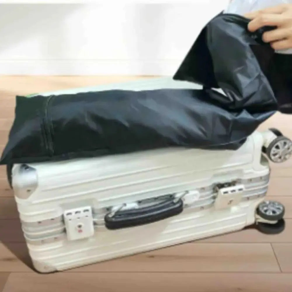 Fillable Travel Neck Pillow with Storage Bag