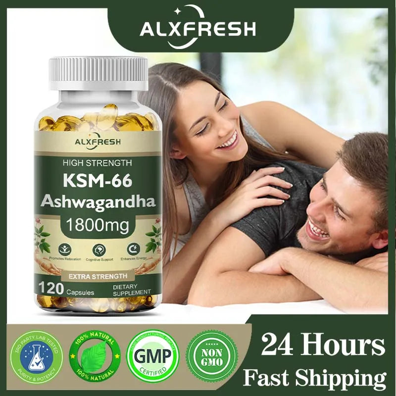 Ashwagandha Capsules for Stress & Energy
