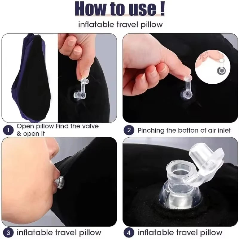 Inflatable Wedge Pillow for Travel & Support