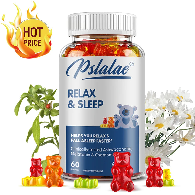 Relax & Sleep Supplement with Melatonin & Ashwagandha