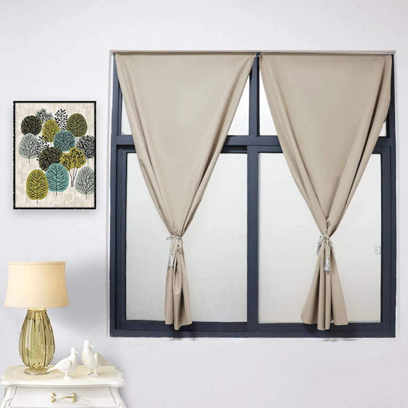 Self-Adhesive 100% Blackout Window Curtain