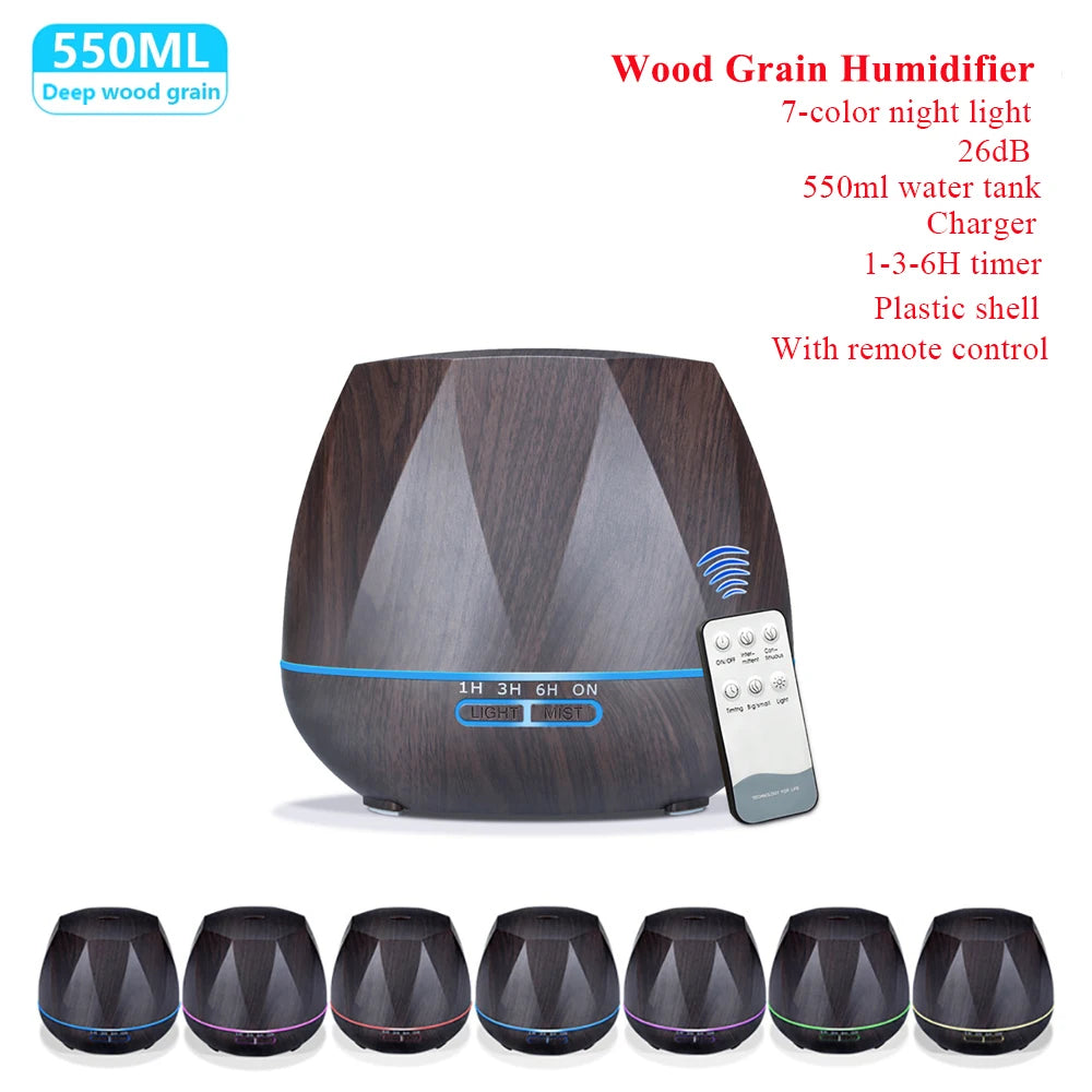 Ultrasonic Aroma Essential Oil Diffuser