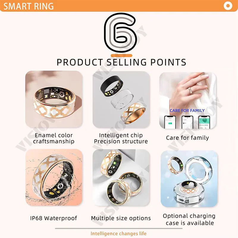 2025 Smart Ring Health Tracker for Women