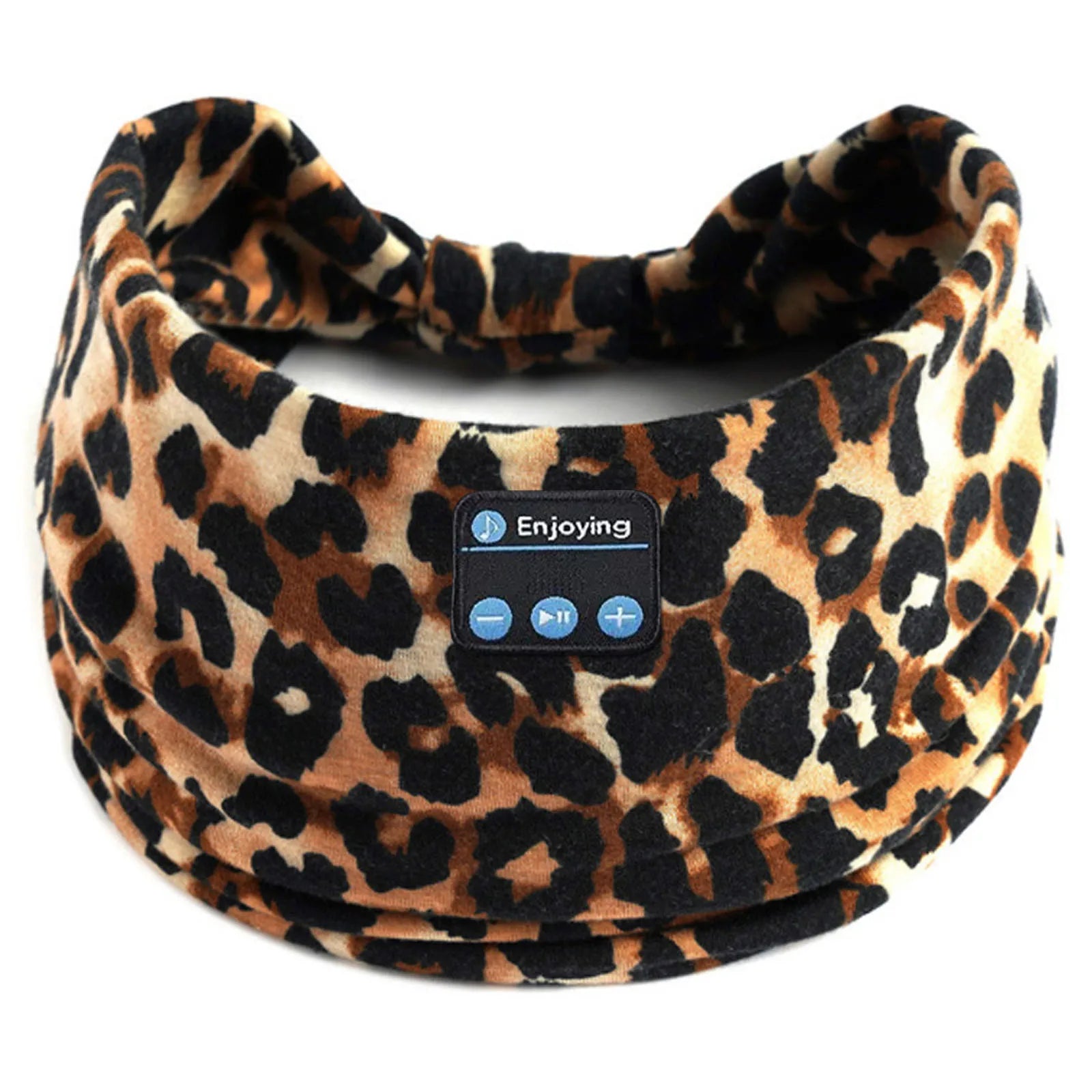 Wireless Leopard Sleep Headband Headphones
