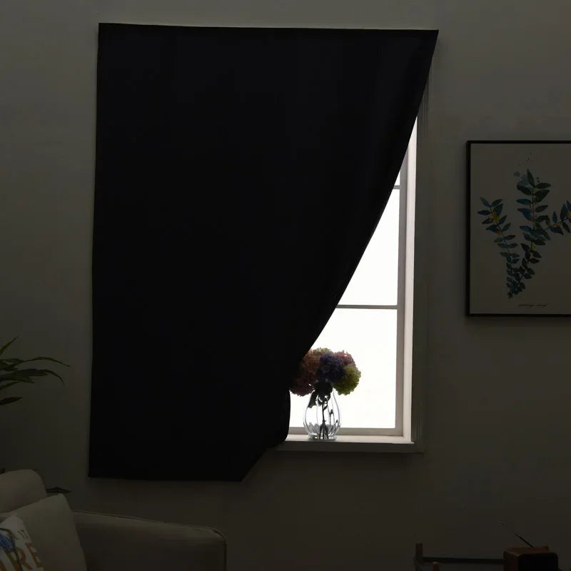No-Drill 99% Blackout Short Curtains