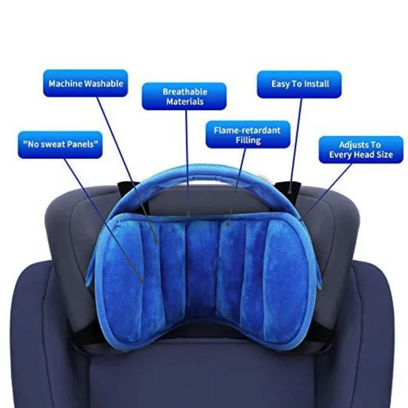 Adjustable Baby Car Seat Head Support Pillow