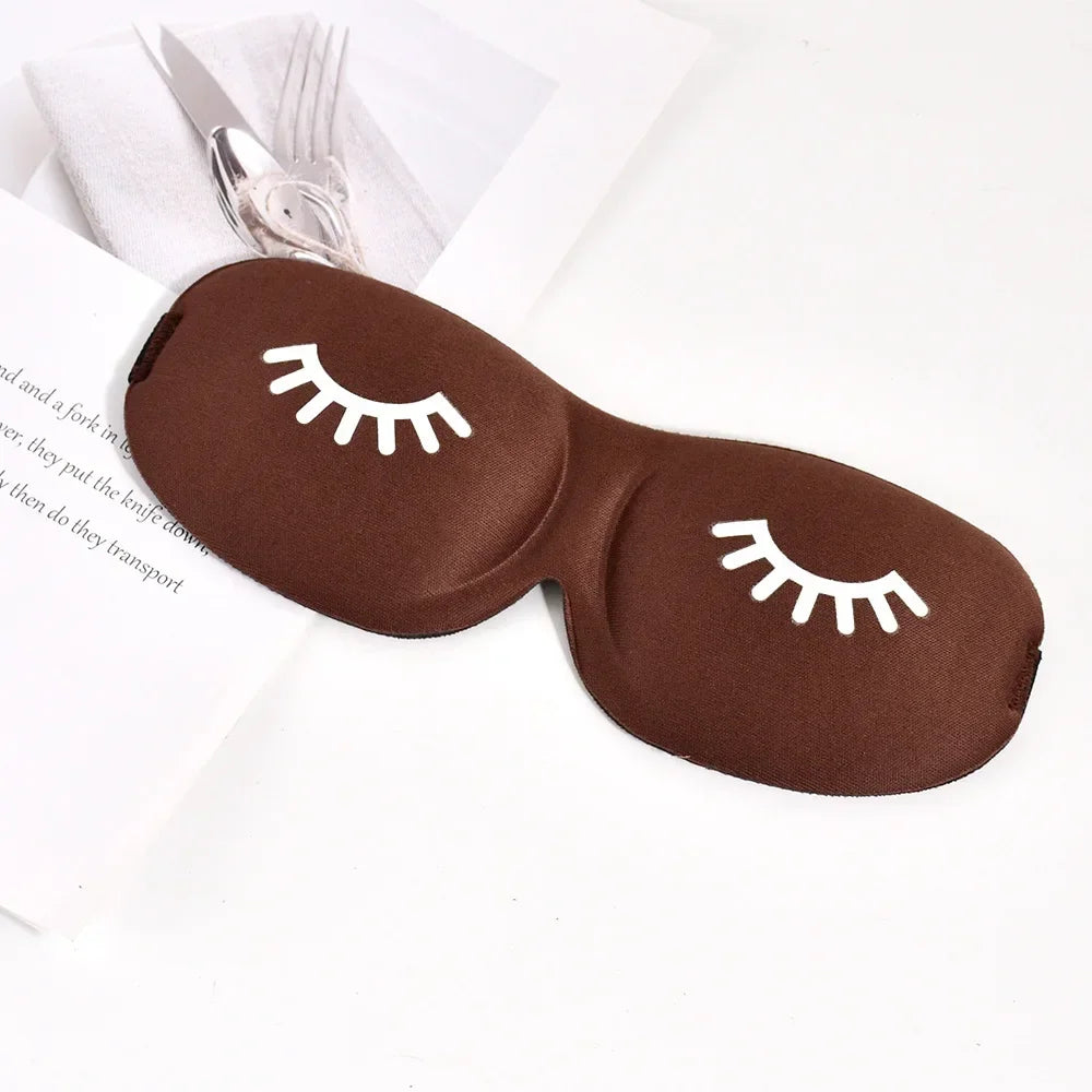 3D Sleep Mask – Eyelash-Friendly Eye Cover