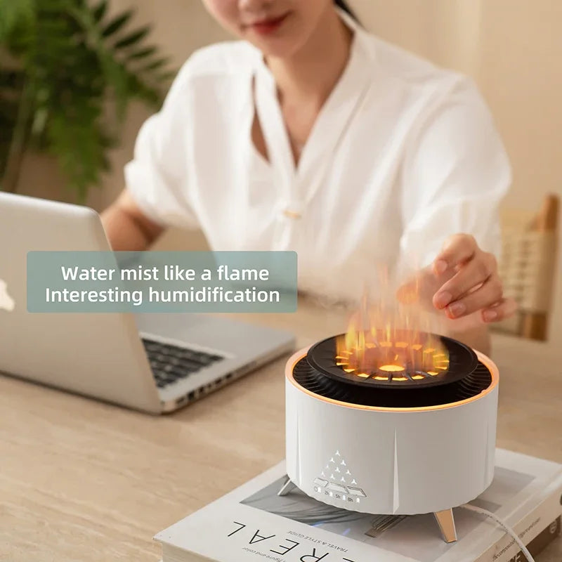 Flame Volcano Bluetooth Aroma Humidifier