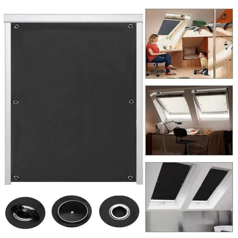 Portable Blackout Skylight Blind with Suction Cups
