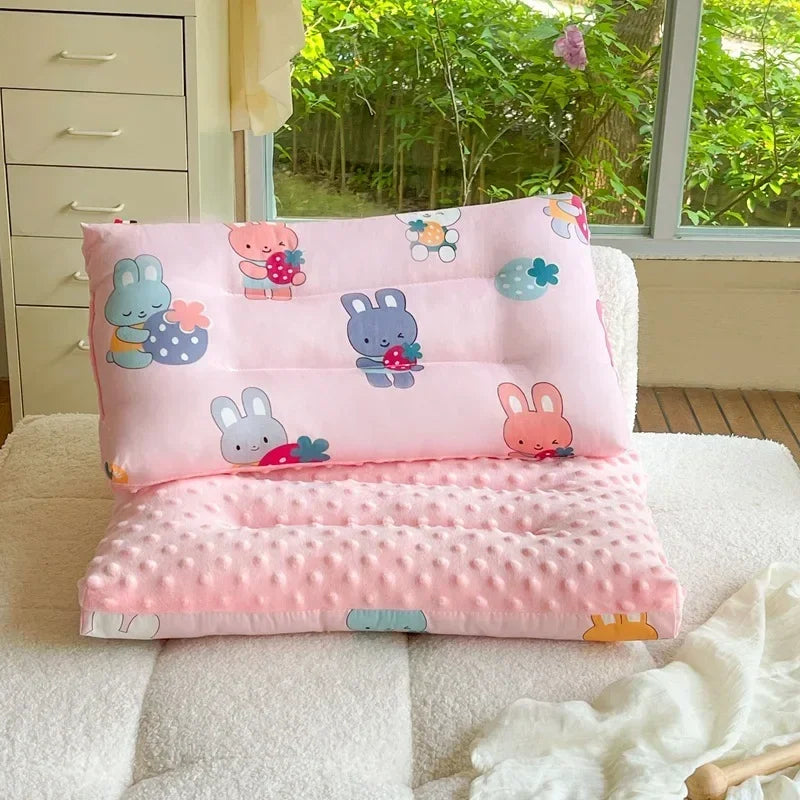 Soft Velvet Baby Sleep Pillow for Newborns