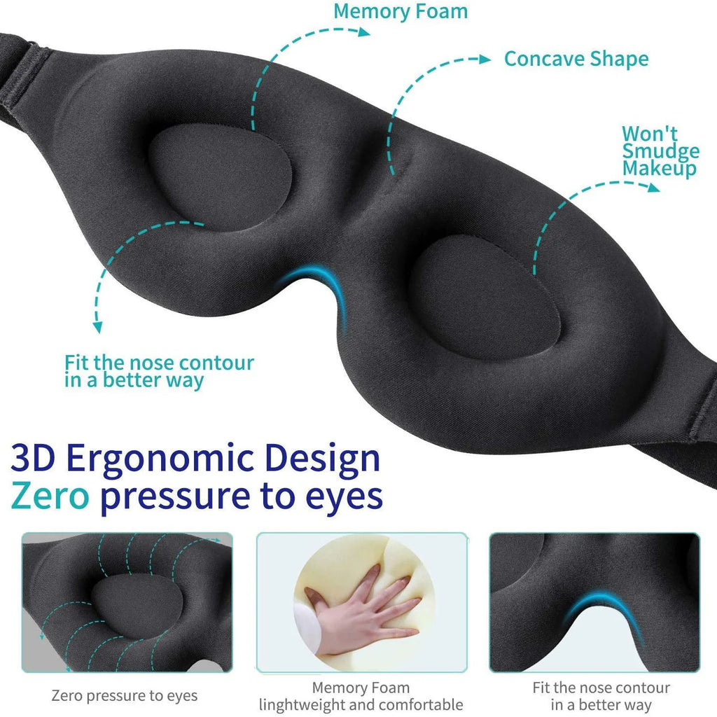 3D Soft Padded Sleeping Mask