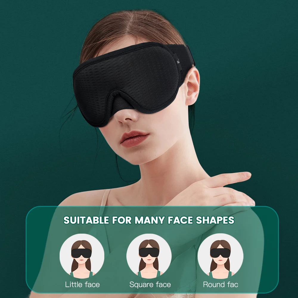 3D Sleep Mask – Light Blocking Eye Cover