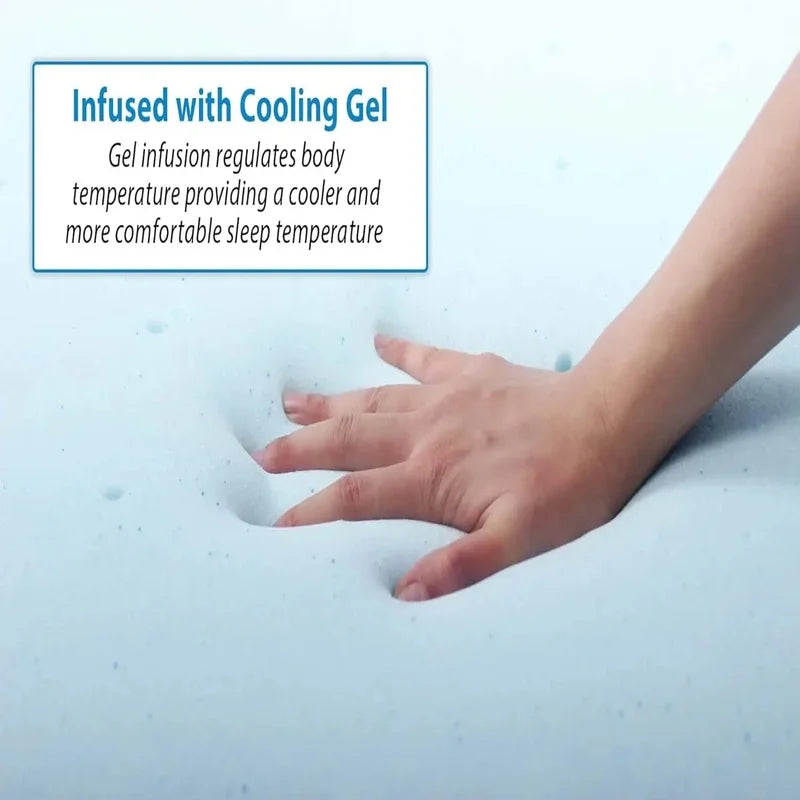 4" Cooling Gel Memory Foam Topper