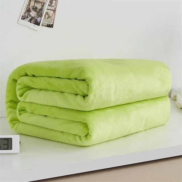 Coral Fleece Lightweight Throw Blanket