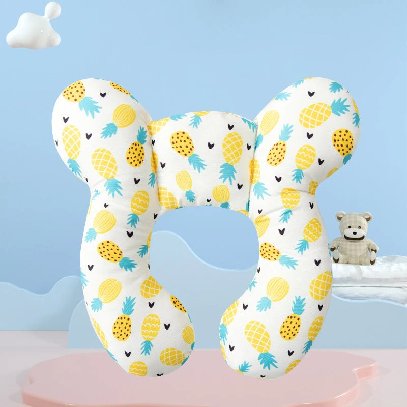 Kids U-Shaped Cotton Stroller Pillow