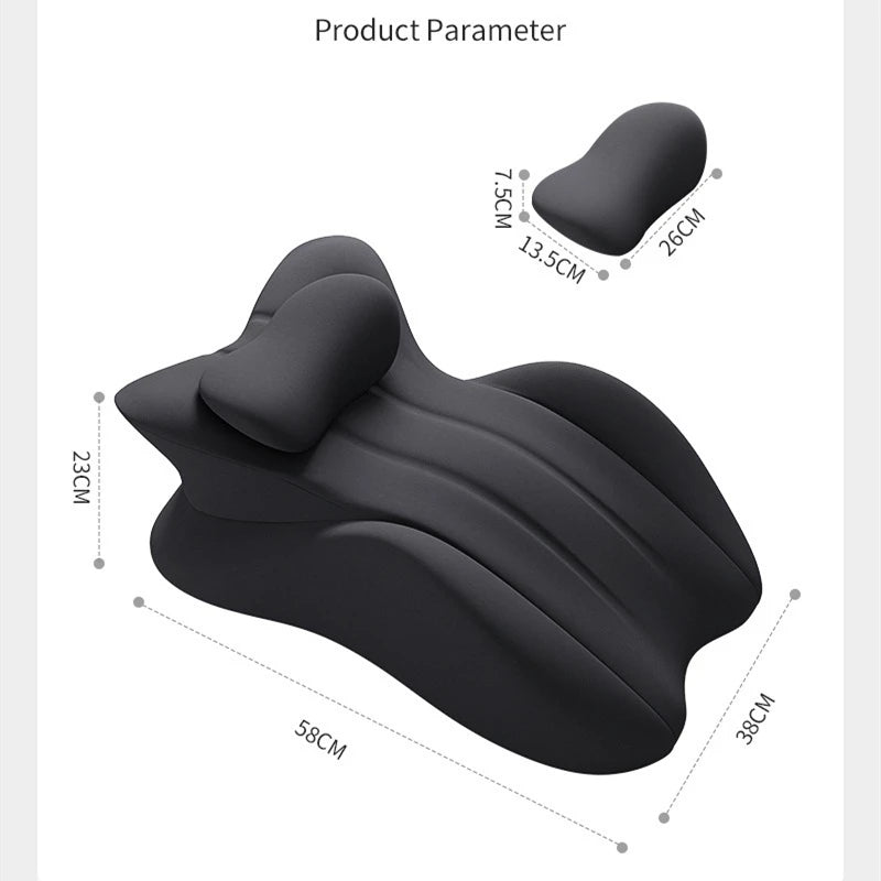 Multi-Functional Memory Foam Lumbar Pillow