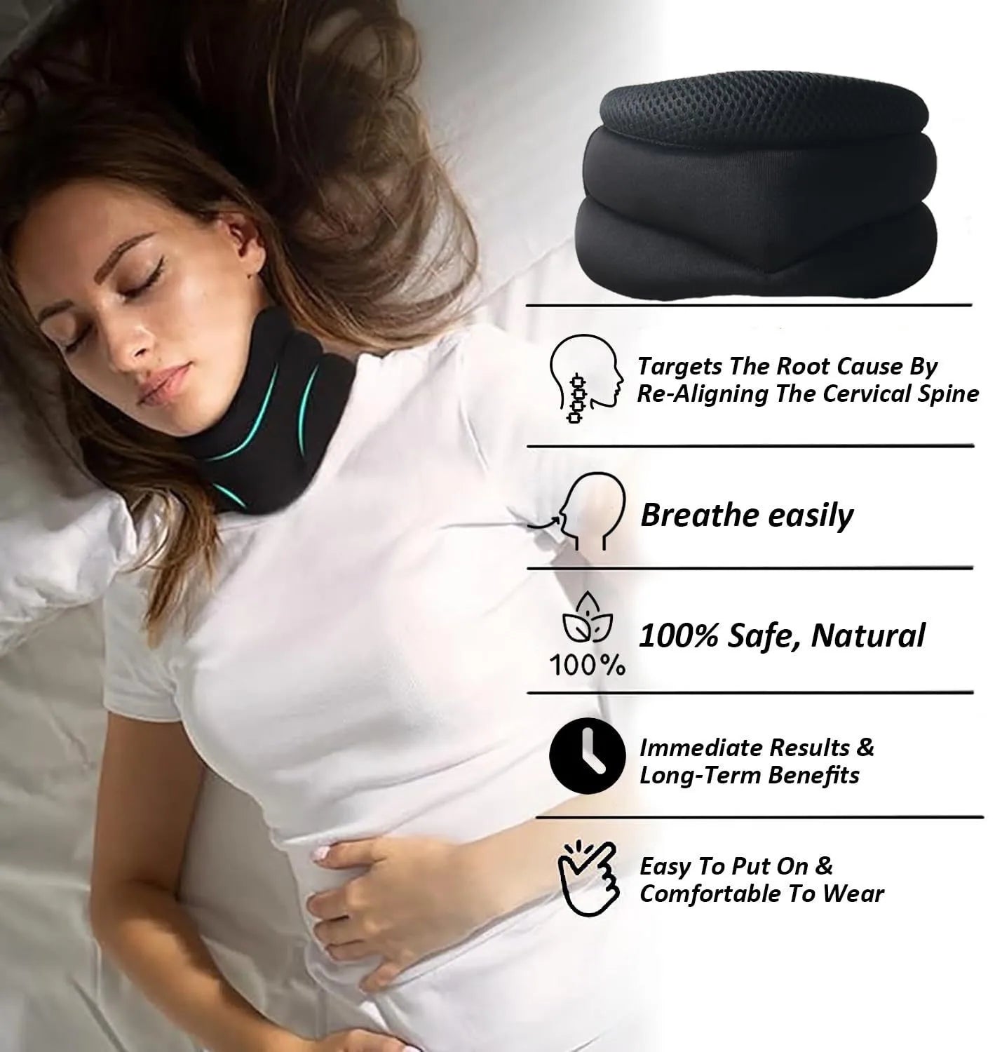 Adjustable Cervical Neck Brace for Posture