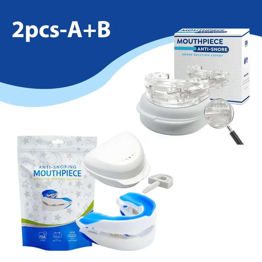 Anti Snoring Mouth Guard Improve Sleeping Reduction Snoring Device Teeth Bruxism Adjustable Orthodontic Snore Device