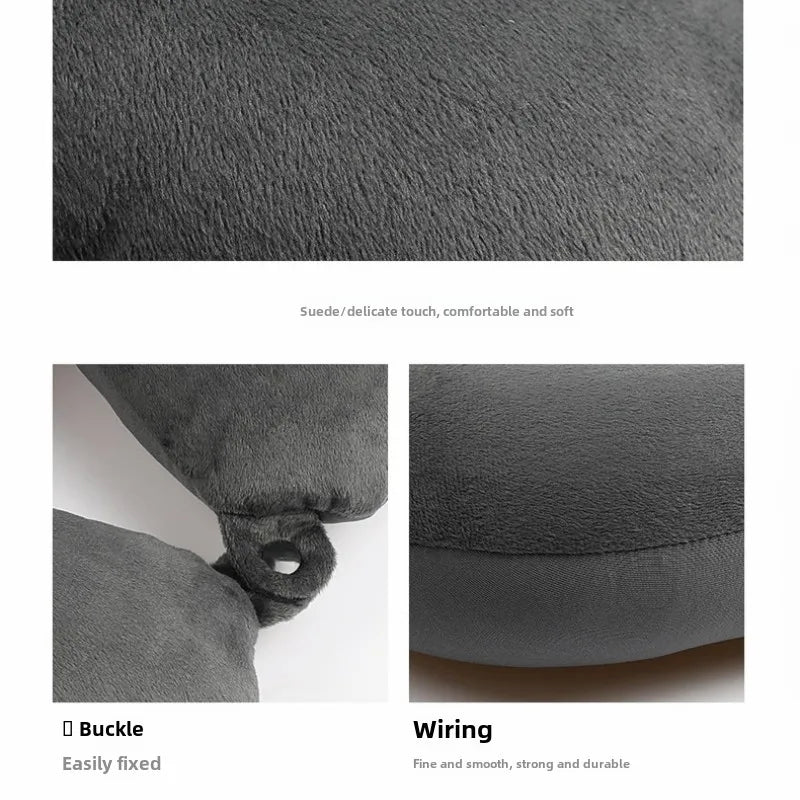 Car Neck Pillow with Foam Particles for Travel