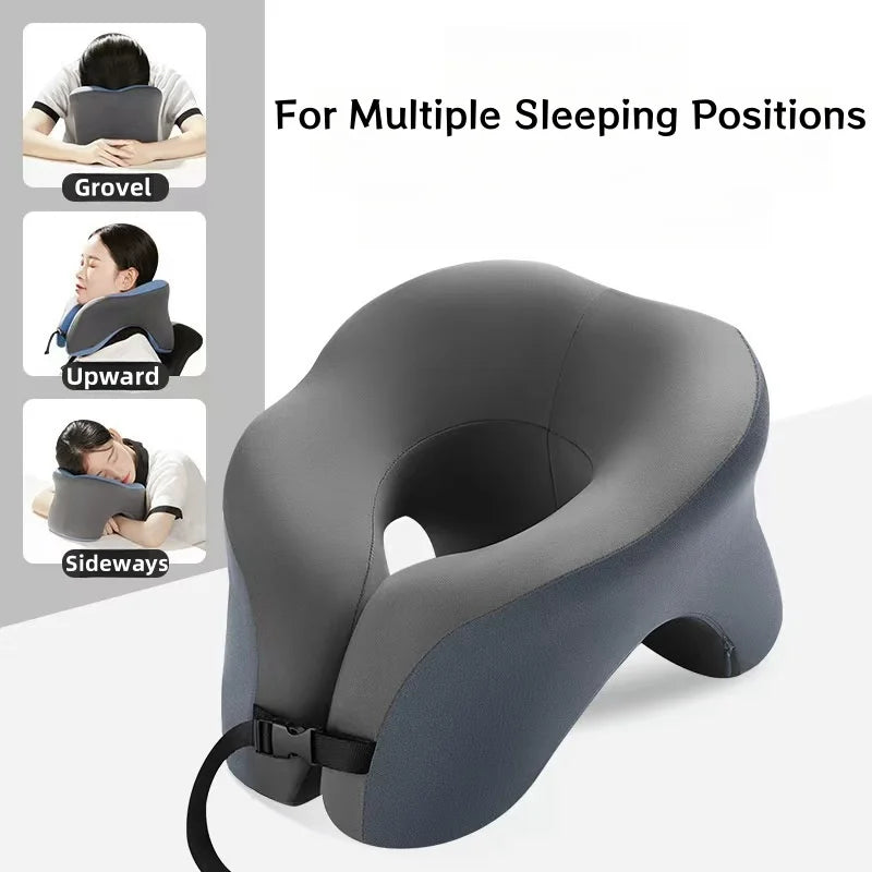 Portable Memory Foam U-Shaped Travel Pillow