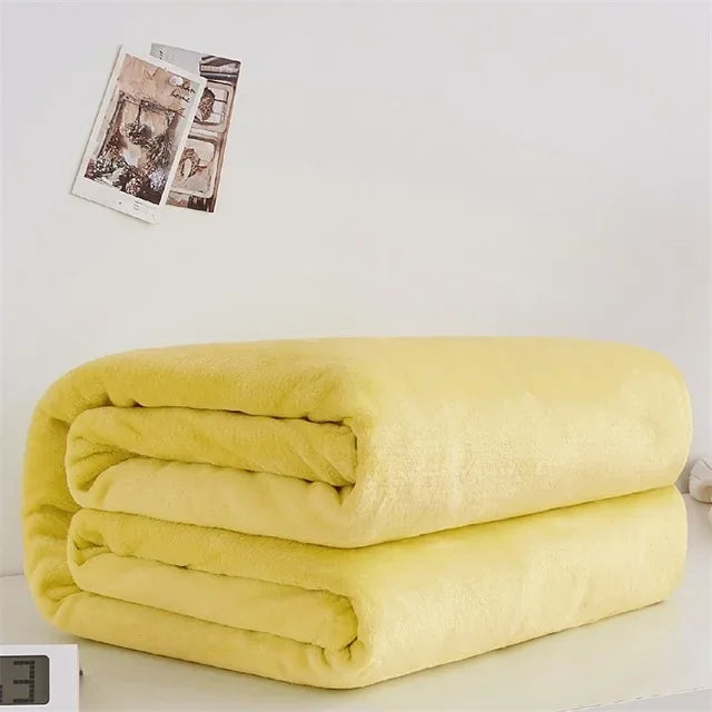 Coral Fleece Lightweight Throw Blanket