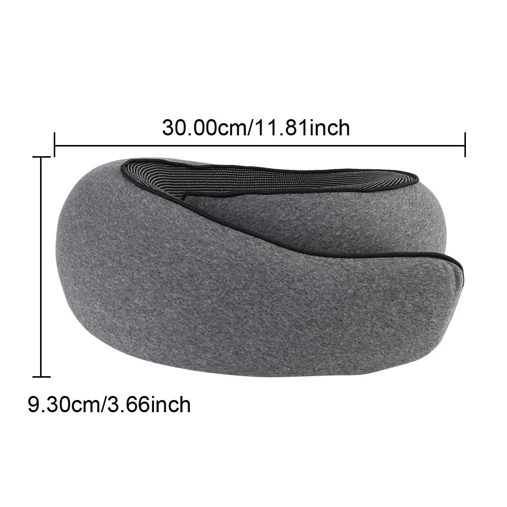 Portable Snail Memory Foam U-Shaped Pillow