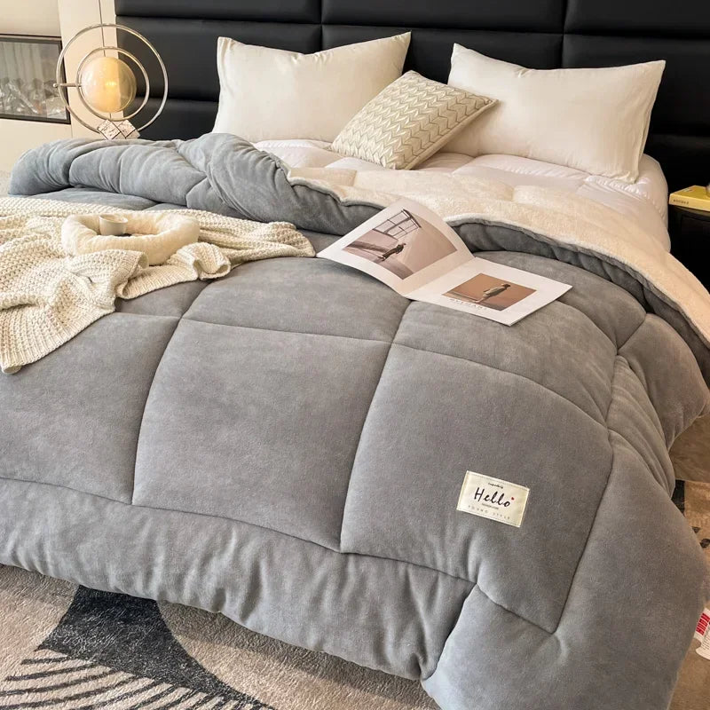 Thick Milk Fleece Winter Blanket