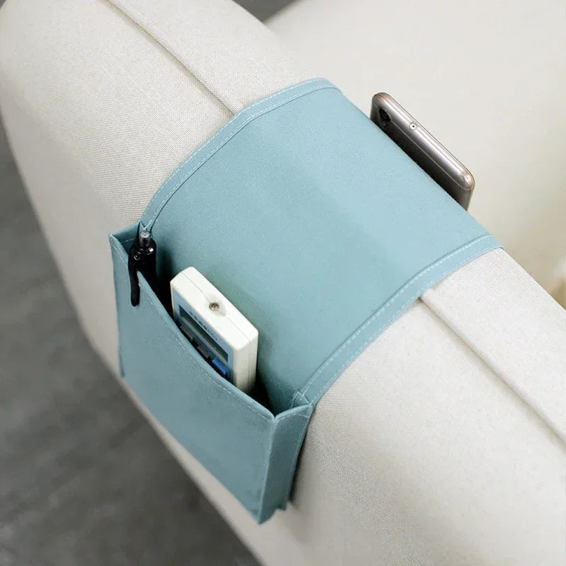 Cotton Linen Bedside Hanging Storage Organizer