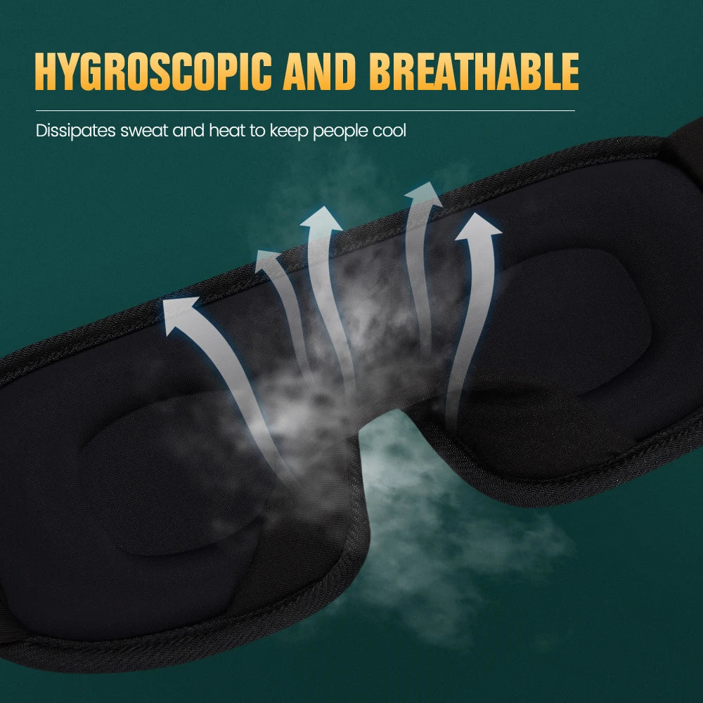 3D Sleep Mask – Light Blocking Eye Cover