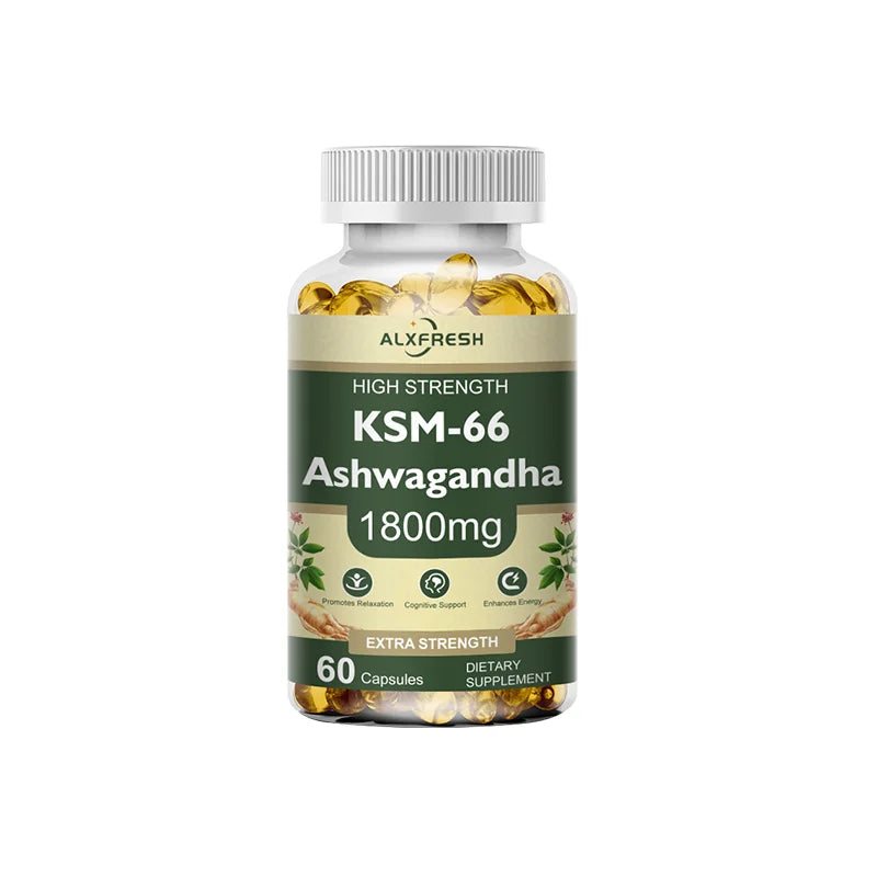 Ashwagandha Capsules for Stress & Energy