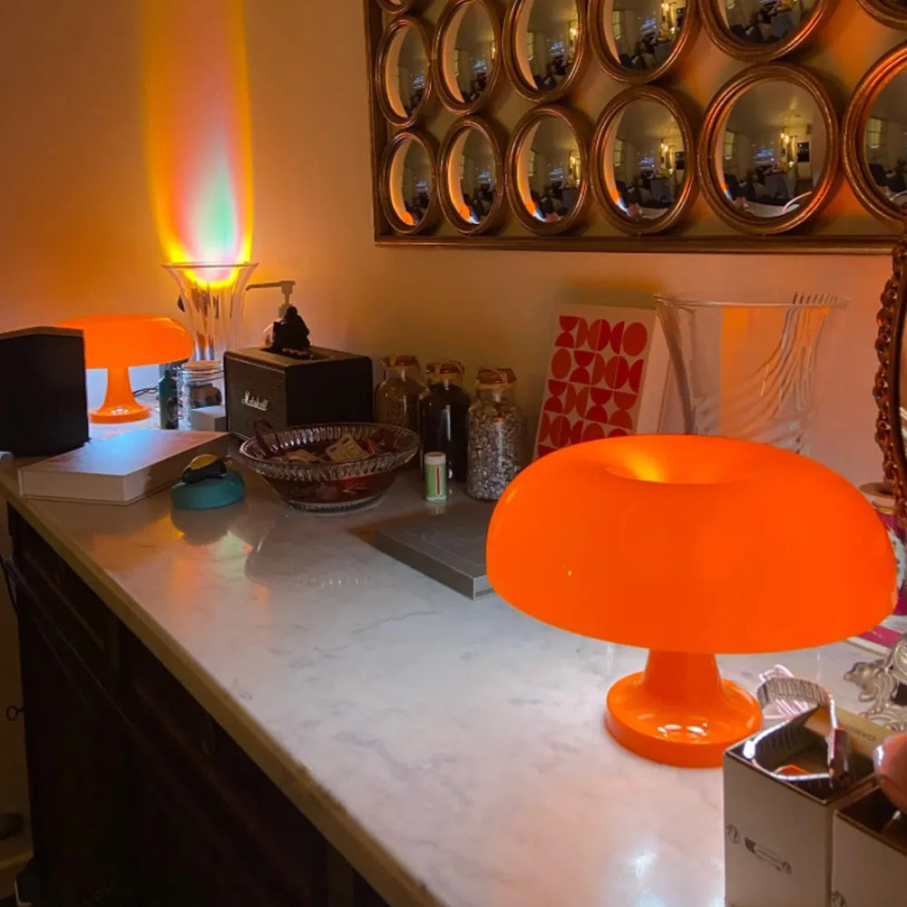 LED Mushroom Touch Night Lamp