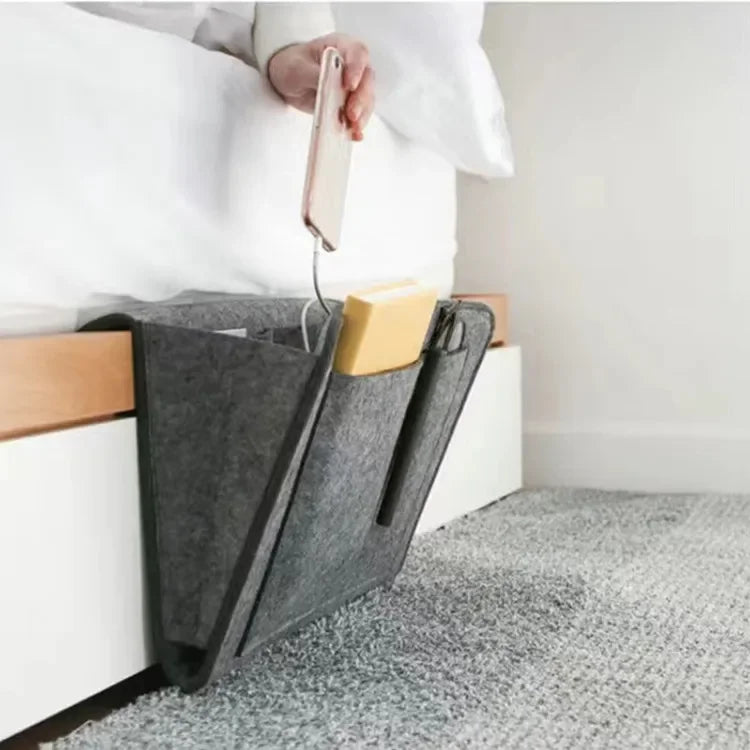 Felt Bedside Hanging Storage Pouch