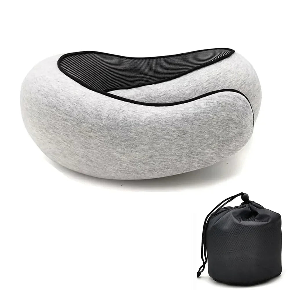 Adjustable Memory Foam Travel Neck Pillow